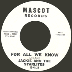 Jackie/starlites - For All We Know