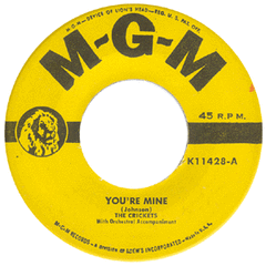 Crickets - You're Mine/milk And Gin